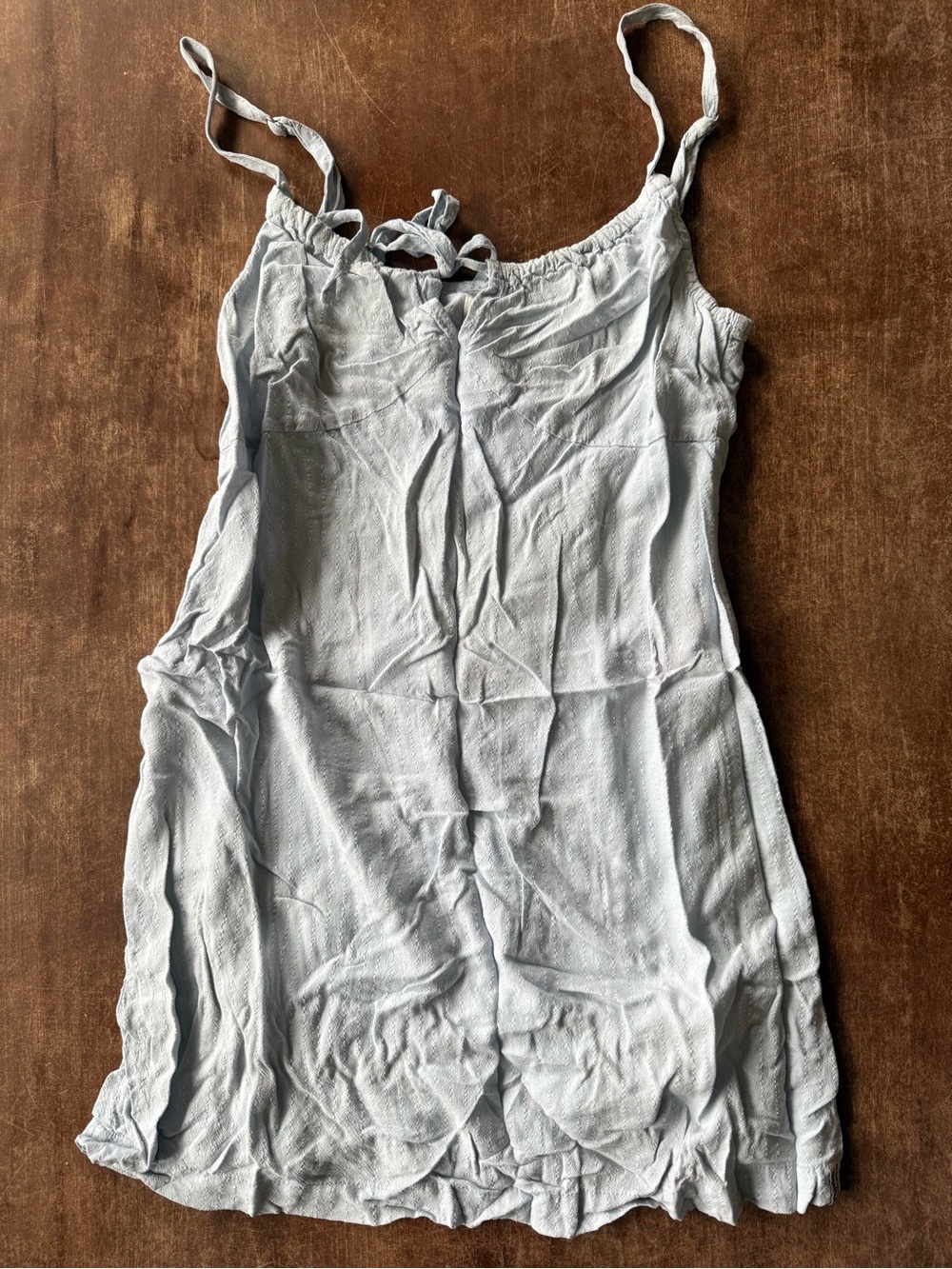 Rhythm. Light Blue Sleeveless Swim Coverup